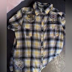 Harley- Davidson Womans Button-Up Shirt